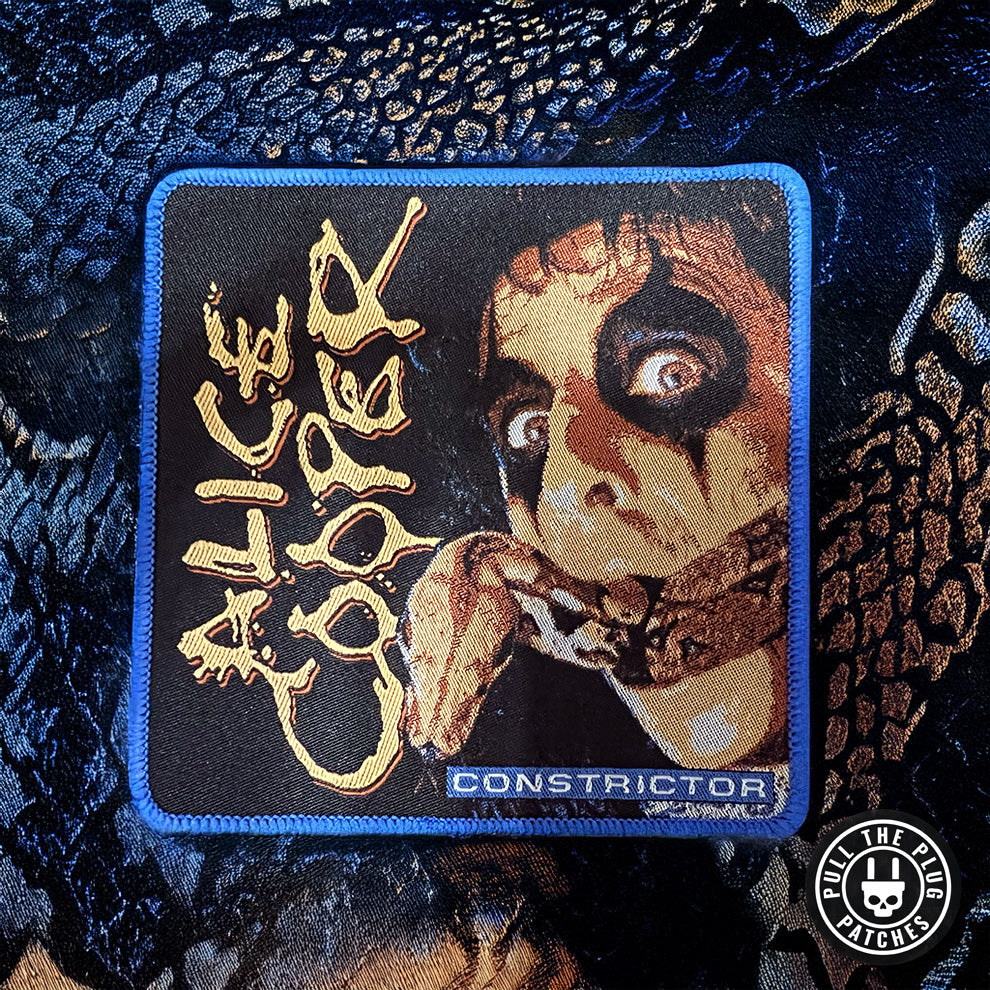 Alice Cooper - Constrictor Patch [Blue Border]