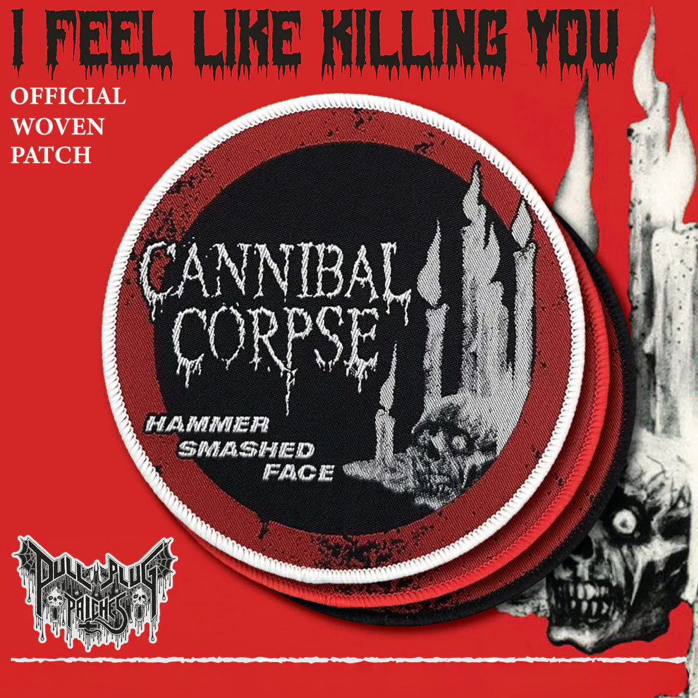 Cannibal Corpse - Hammer Smashed Face Patch [White Border]