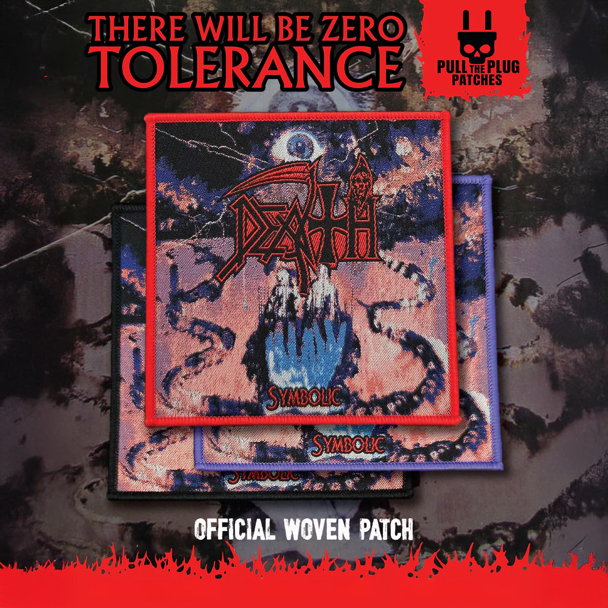 Death - Symbolic Patch [Purple Border]