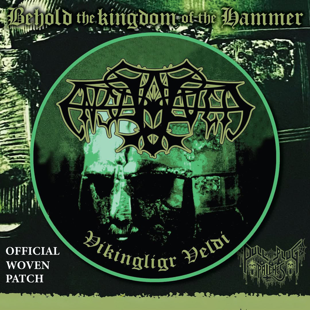 Enslaved - Vikingligr Veldi Patch [Green Border]