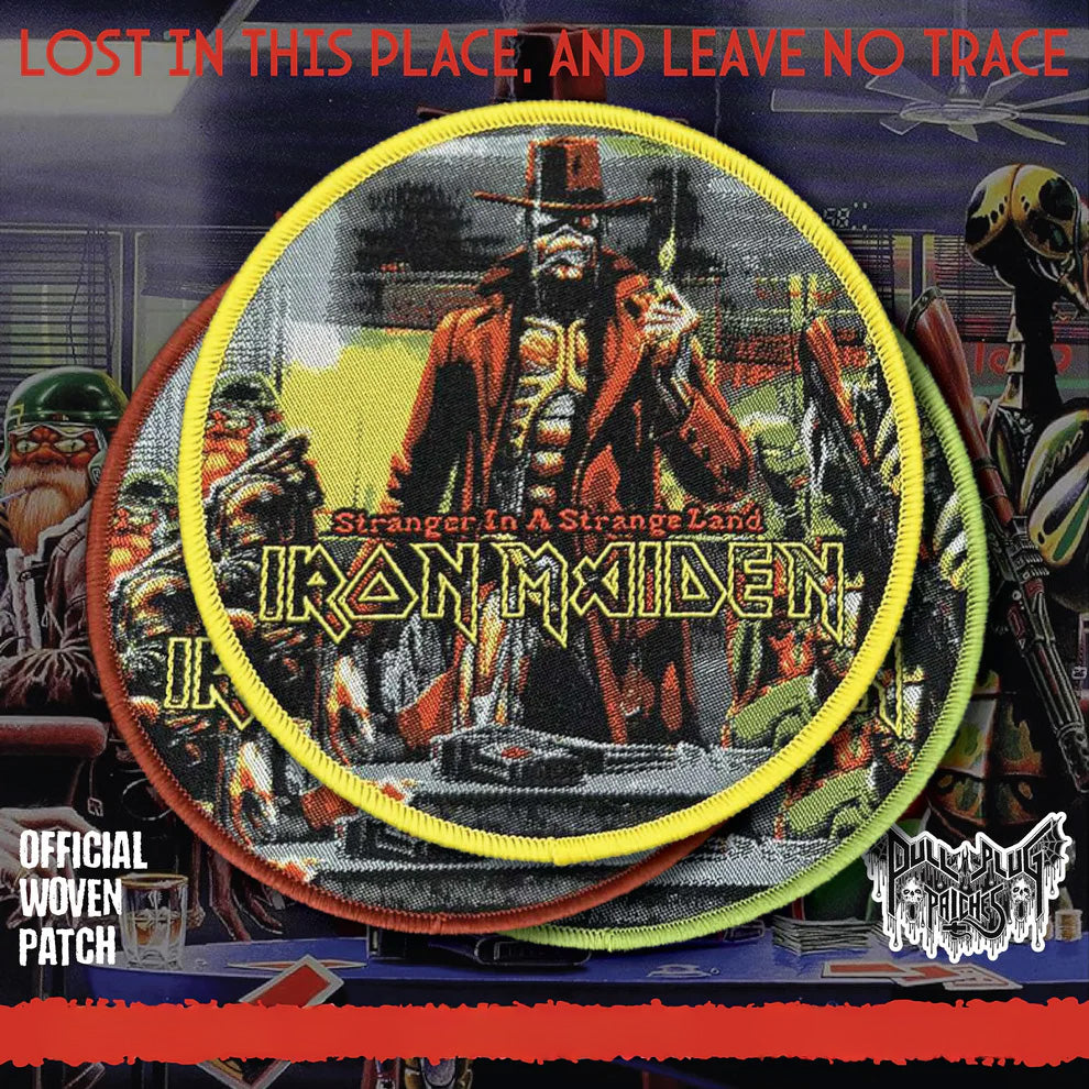 Iron Maiden - Stranger In A Strange Land Patch [Red Border]