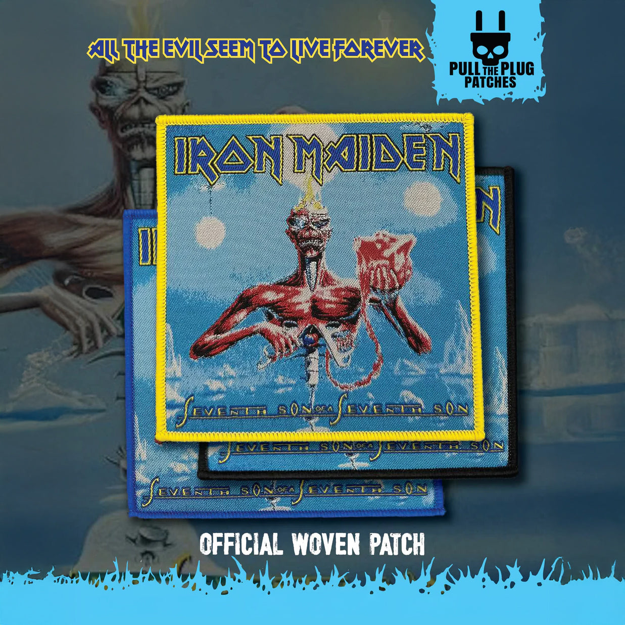 Iron Maiden - Seventh Son of a Seventh Son Patch [Blue Border]