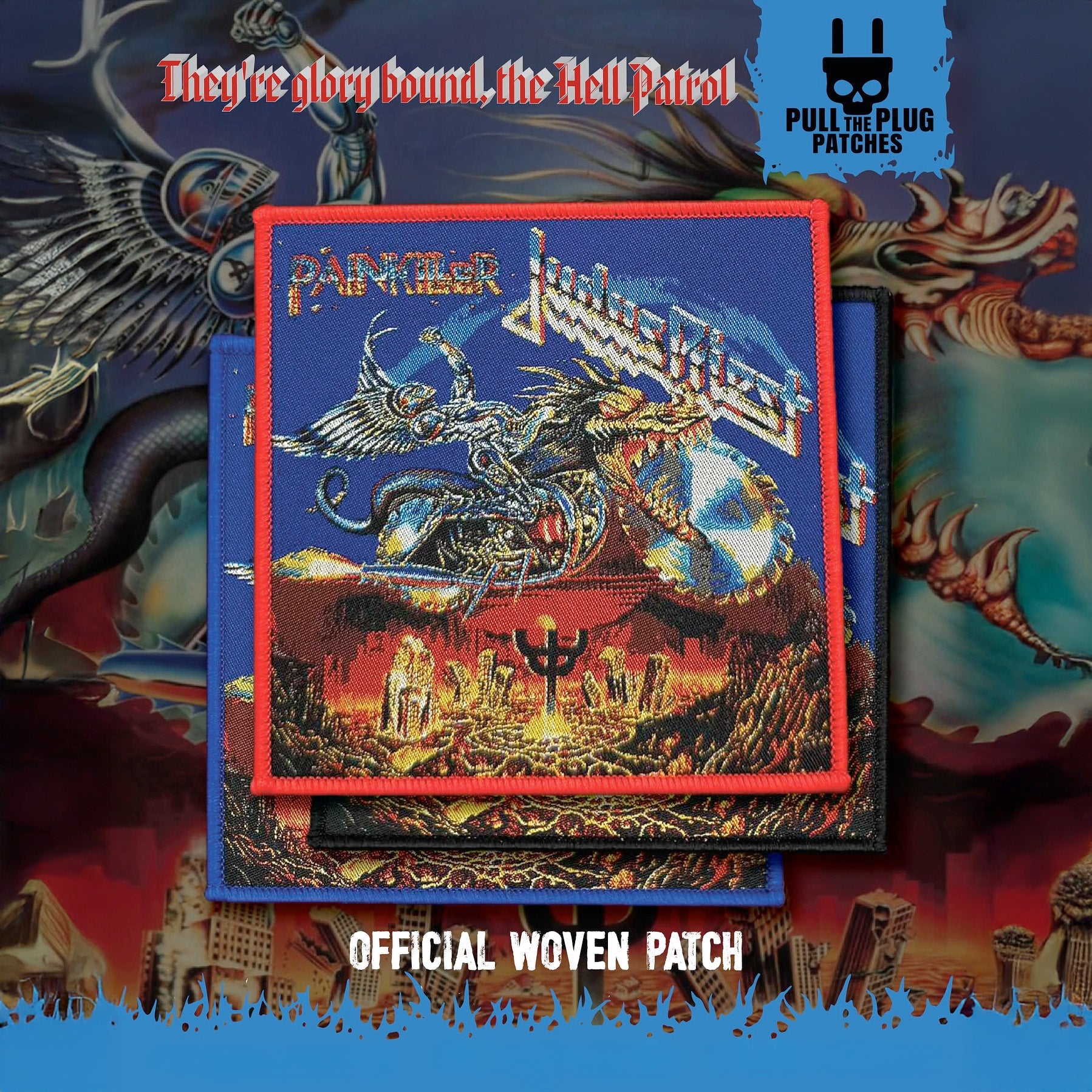 Judas Priest - Painkiller Patch [Black Border]