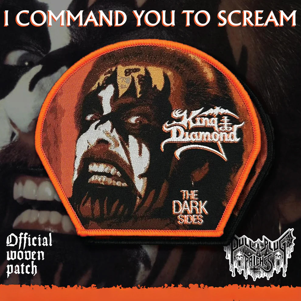 King Diamond - The Dark Sides Patch [Orange Border]