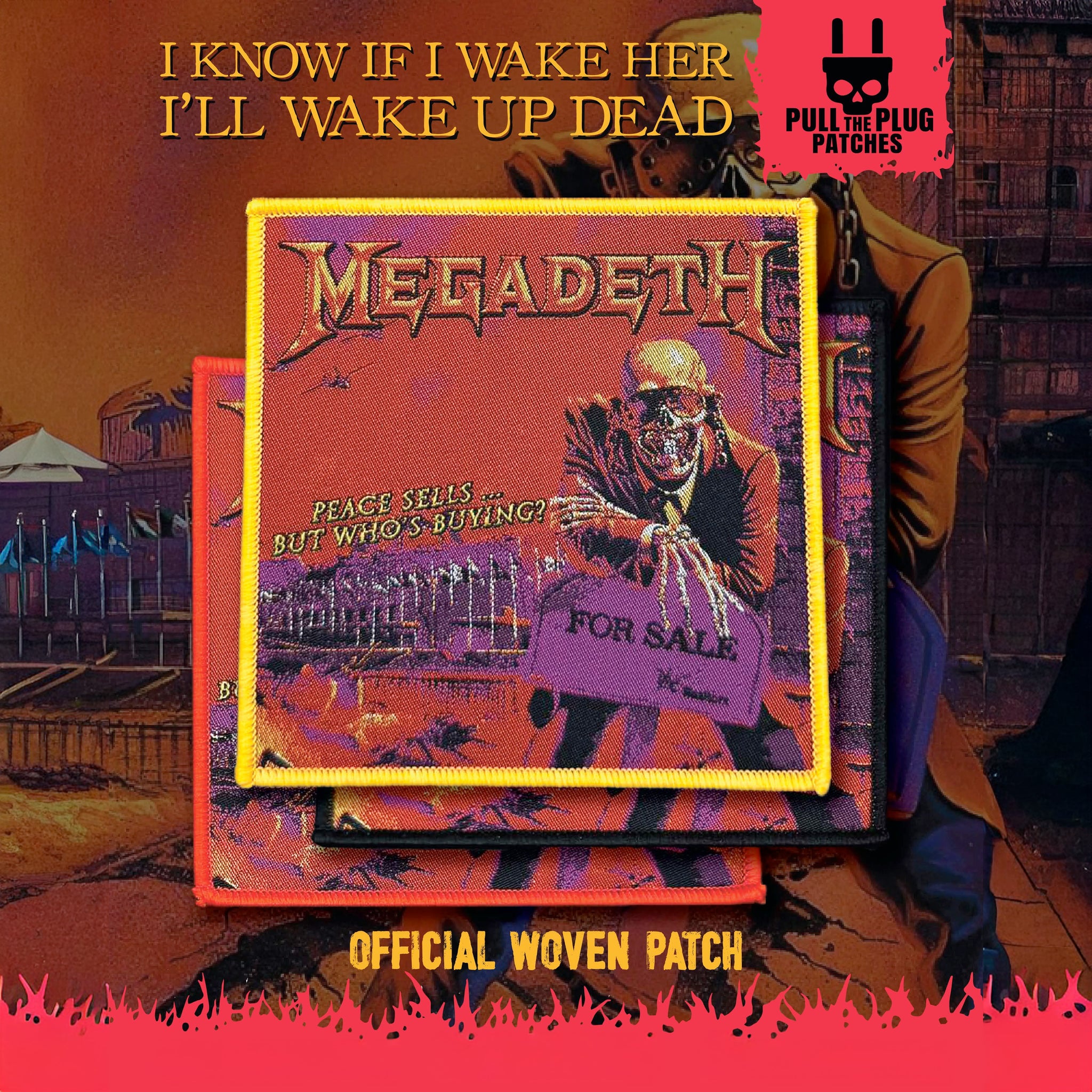 Megadeth - Peace Sells... but Who's Buying Patch [Red Border]