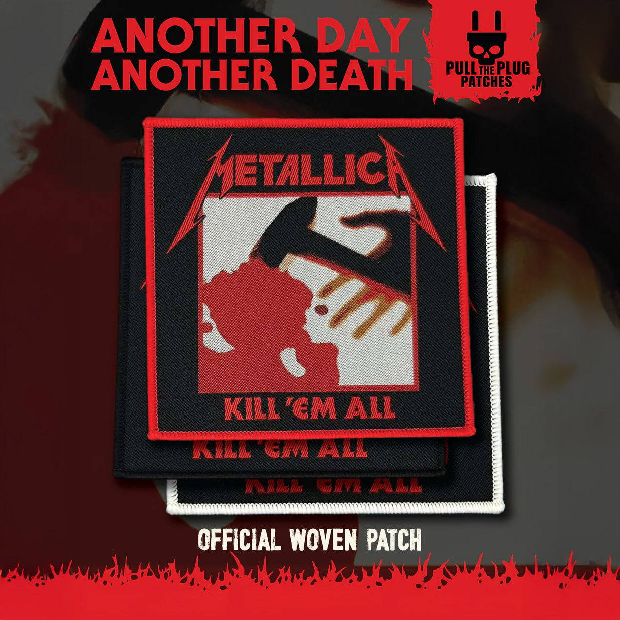 Metallica - Kill 'Em All Patch [Red Border]