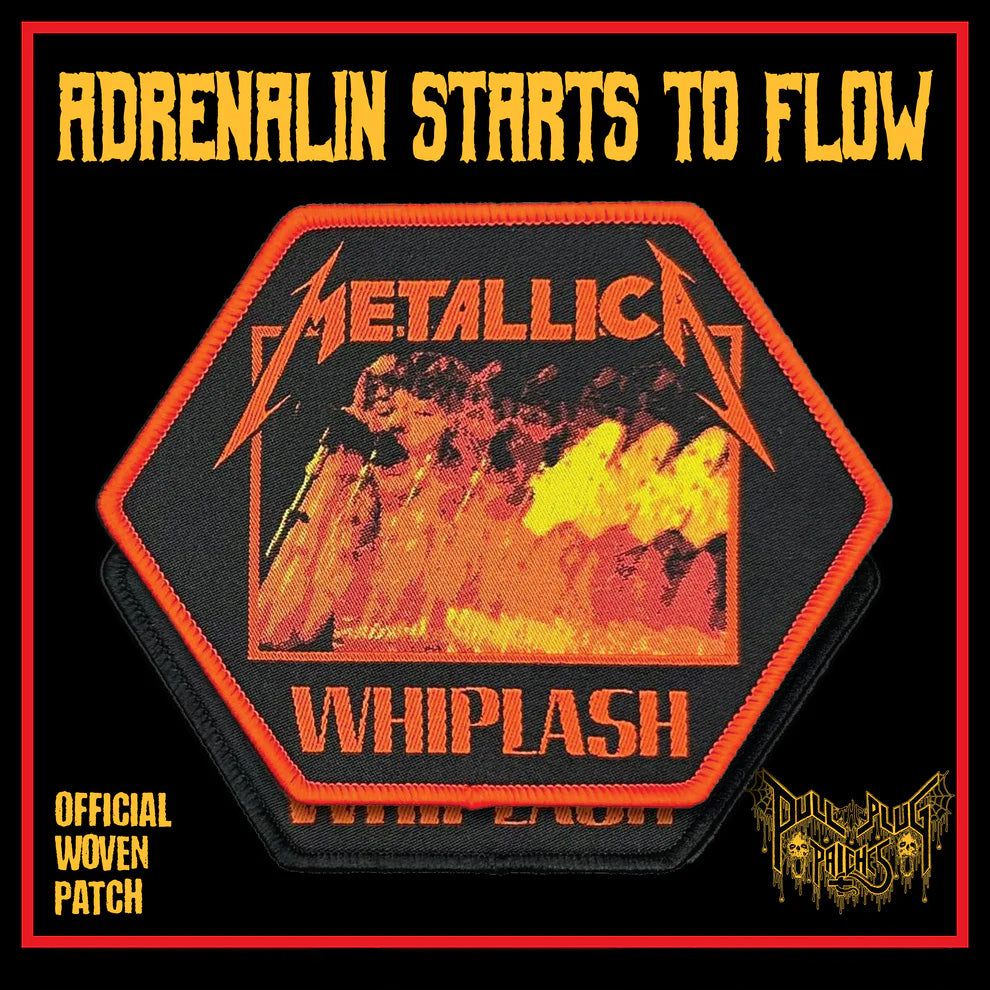 Metallica - Whiplash Patch [Black Border]