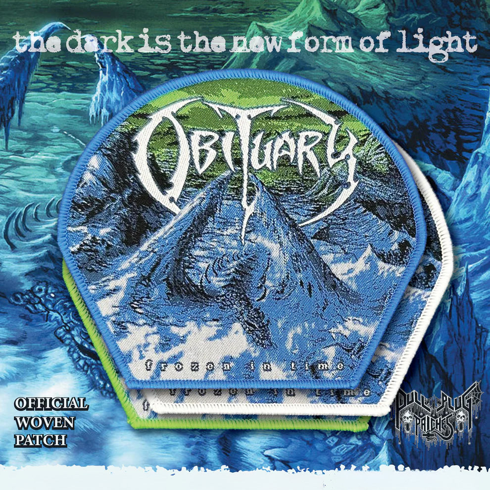 Obituary - Frozen in Time Patch [White Border]