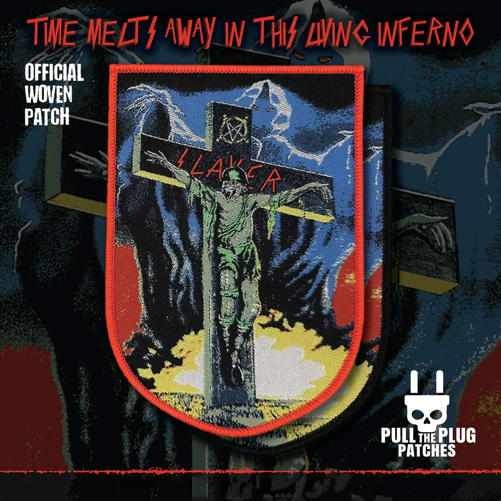 Slayer - Behind The Crooked Cross Patch [Black Border]