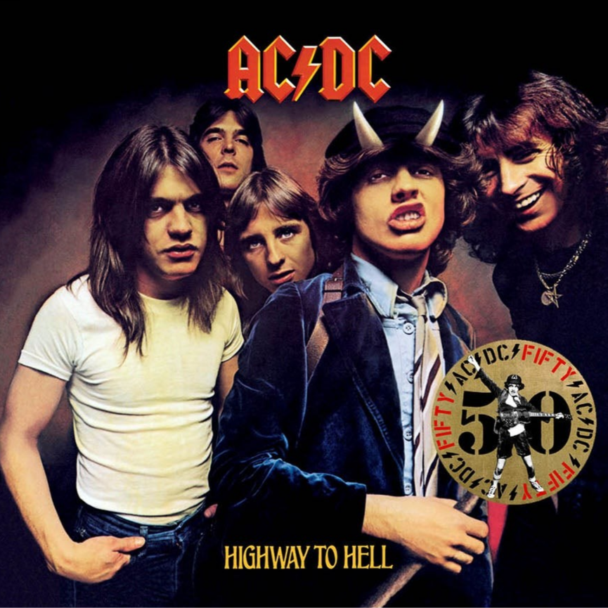 AC/DC - Highway To Hell: 50th Anniversary (Limited Edition, Hellfire Marble Colored Vinyl)