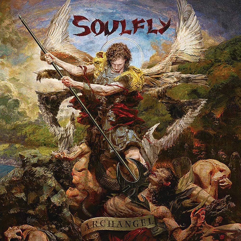 Soulfly - Archangel [Green Orange Brown Splatter]