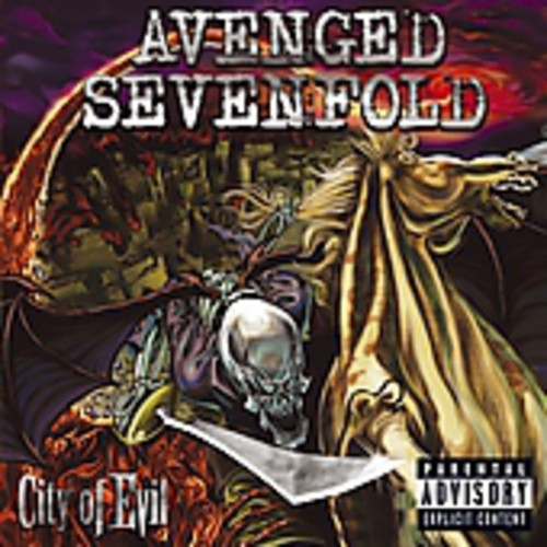 Avenged Sevenfold - City of Evil [Orange & Red Swirl]
