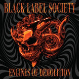 Black Label Society - Engines Of Demolition [Cream w/ Orange & Black Splatter]