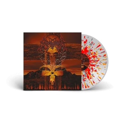 Enthroned - The Apocalypse Manifesto (Clear W/ Red, Orange & Grey Splatter Vinyl)