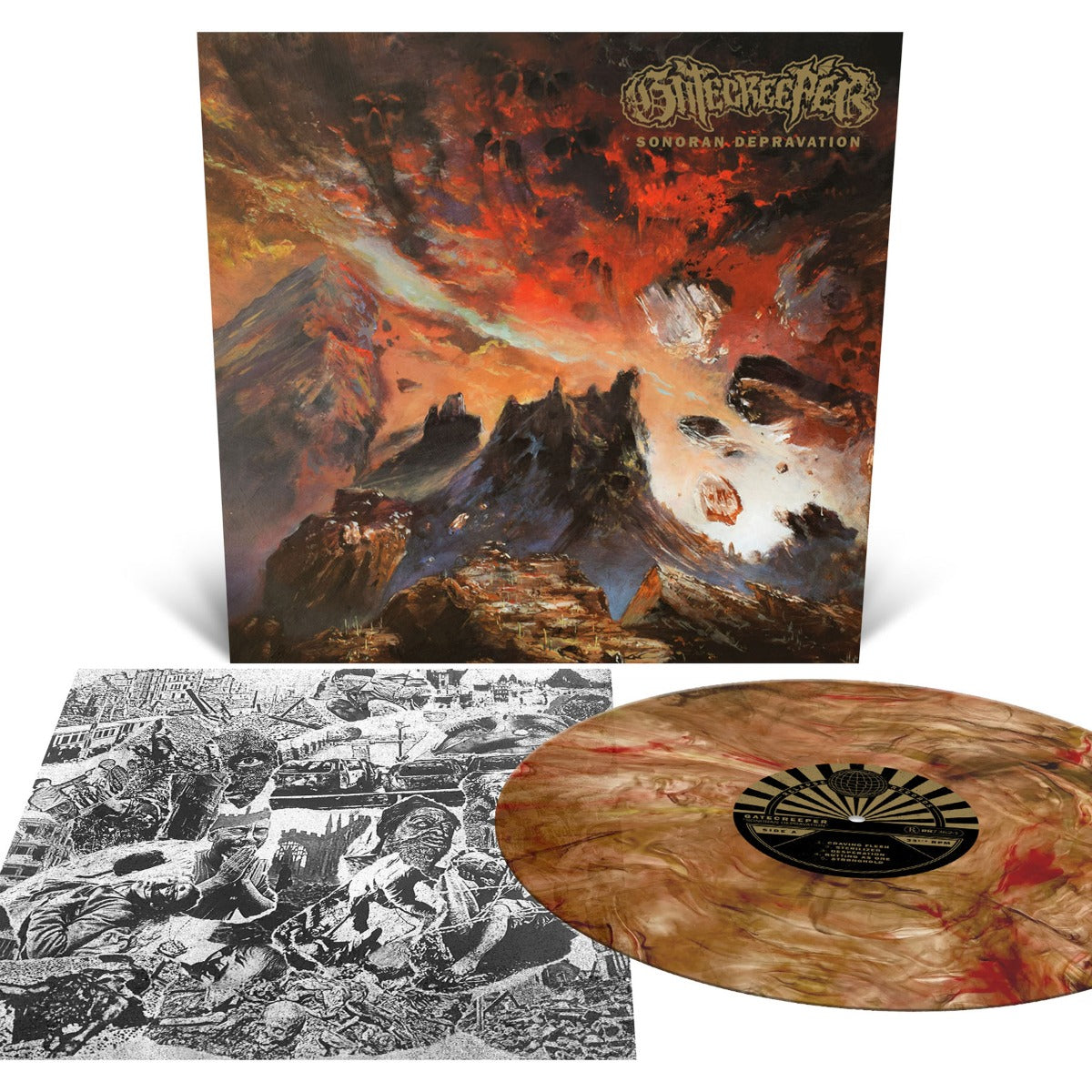 Gatecreeper - Sonoran Depravation [Red, Black & Yellow Marble]