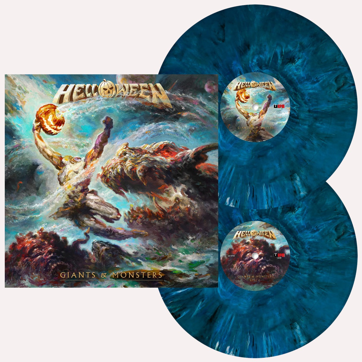 Helloween - Giants & Monsters [Ocean Blue Marbled]