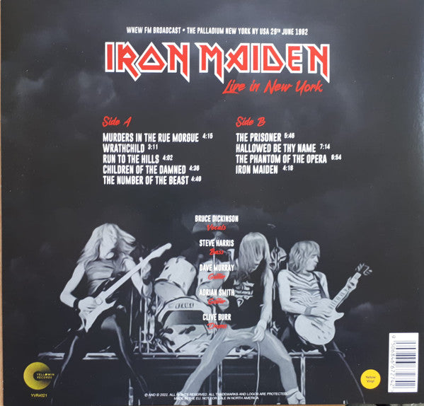 Iron Maiden - Live In New York: Palladium June 29th, 1982