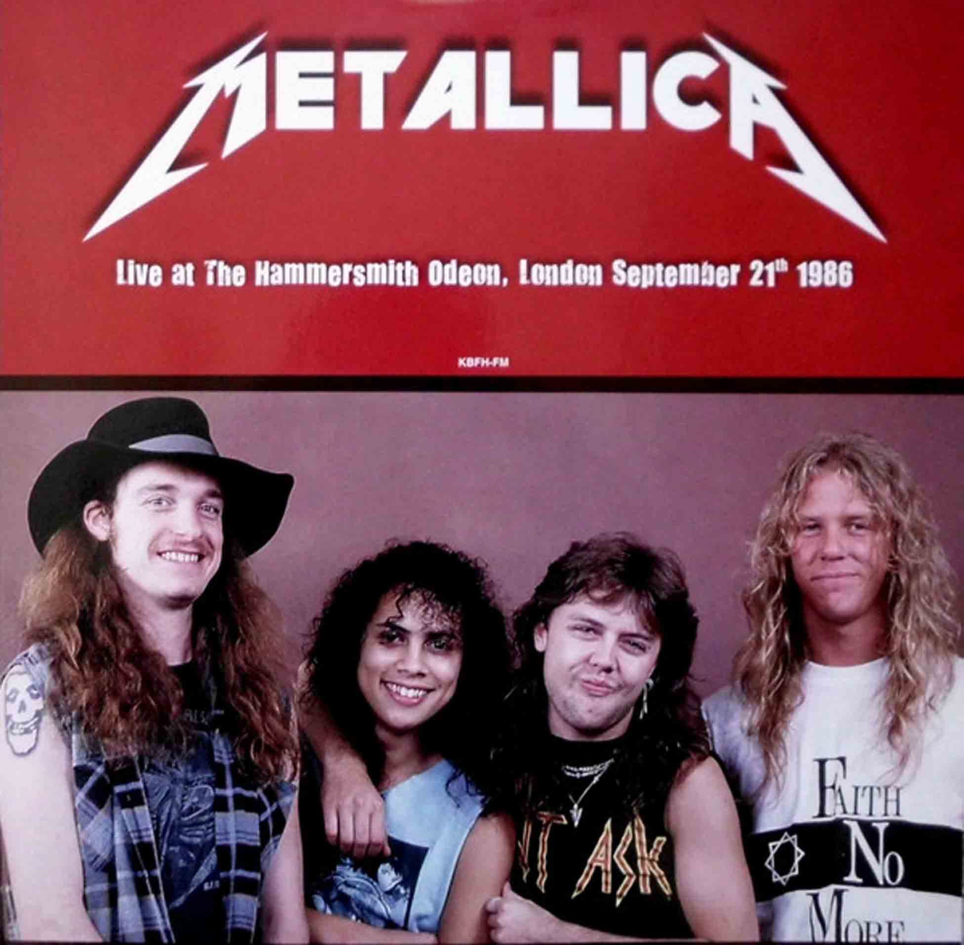 Metallica Live At The Hammersmith Odeon London September 21th 1986 (Red Vinyl) [Import]