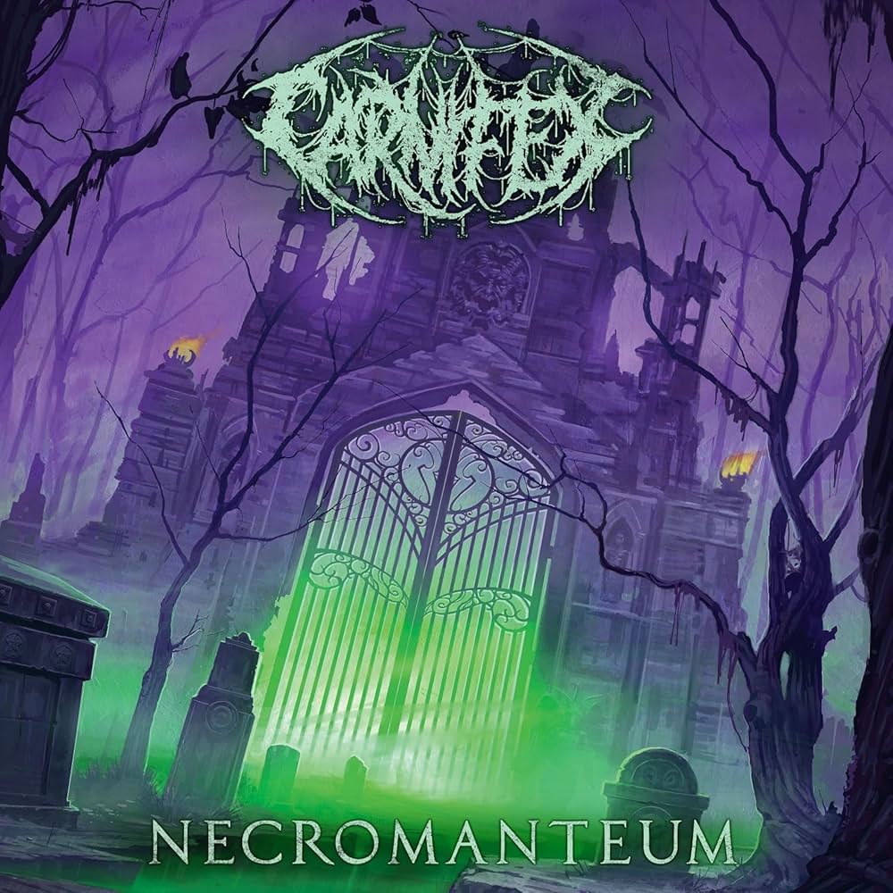 Carnifex - Necromanteum [Neon Green w/ Purple Splatter]